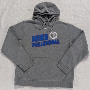 Vtg Y2K Nike Volleyball Center Swoosh Hoodie Men's Medium Pullover Sweatshirt